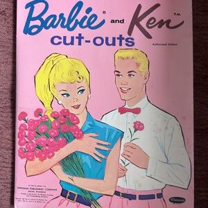 Mattel Pink and Blue Dolls with Accessories